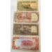 INDIA and SUDAN 1985-1992 . FIVE 5 - TEN 10 RUPEES/POUNDS BANKNOTES